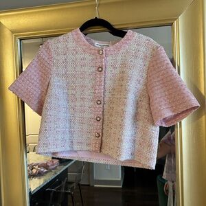 Amanda Uprichard Braswell Top in Pennington Tweed